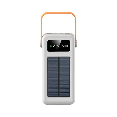 Повербанк AND YM-635CX на сонячній батареї 50000 mAh з USB і вбудованими кабелями - фото 2