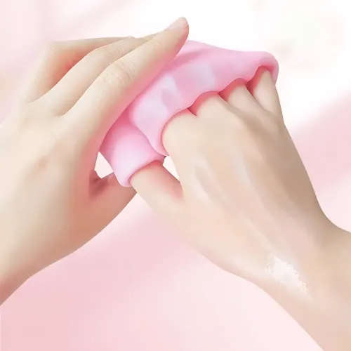 Косметичні зволожувальні рукавички Spa Gel Gloves з гелевим просоченням, СПА-рукавички - фото 3