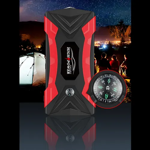 Пускозарядний пристрій JUMPSTARTER QY33, 12 В, 99800 мАh, 500 А, ліхтар, заряджання для телефона - фото 7