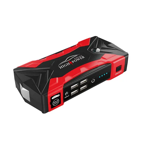 Пускозарядний пристрій JUMPSTARTER QY33, 12 В, 99800 мАh, 500 А, ліхтар, заряджання для телефона - фото 2