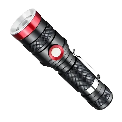Ліхтарик ручний Bailong X-BAIL BL-736 T6, 1000 Лм — COB LED, Zoom, SOS, до 10 годин роботи, чорний - фото 3