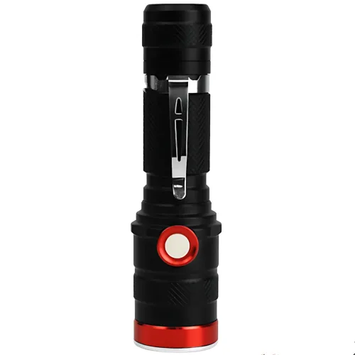 Ліхтарик ручний Bailong X-BAIL BL-736 T6, 1000 Лм — COB LED, Zoom, SOS, до 10 годин роботи, чорний - фото 7