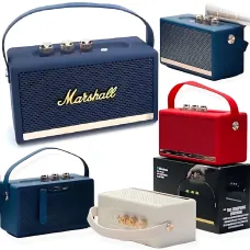 Портативна колонка MARSHALL l Killburn W4 – 5 Вт, Bluetooth 5.1, FM-радіо, TWS, до 5 годин роботи Синій