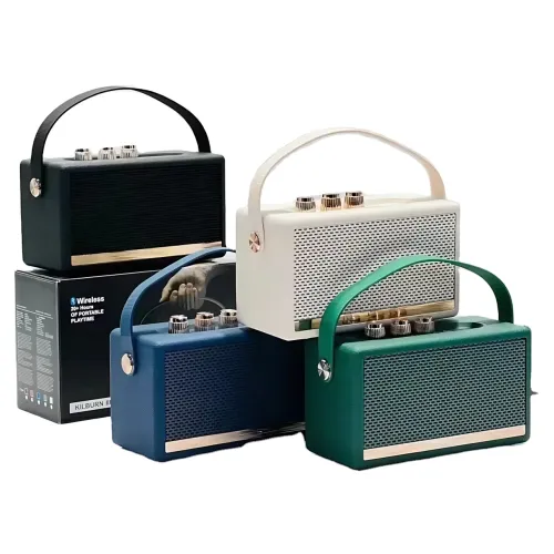 Портативна колонка MARSHALL l Killburn W4 – 5 Вт, Bluetooth 5.1, FM-радіо, TWS, до 5 годин роботи Зелений - фото 4