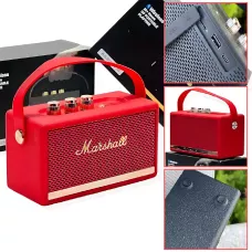 Портативна колонка MARSHALL l Killburn W4 – 5 Вт, Bluetooth 5.1, FM-радіо, TWS, до 5 годин роботи Червоний