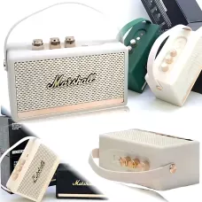 Портативна колонка MARSHALL l Killburn W4 – 5 Вт, Bluetooth 5.1, FM-радіо, TWS, до 5 годин роботи Бежевий
