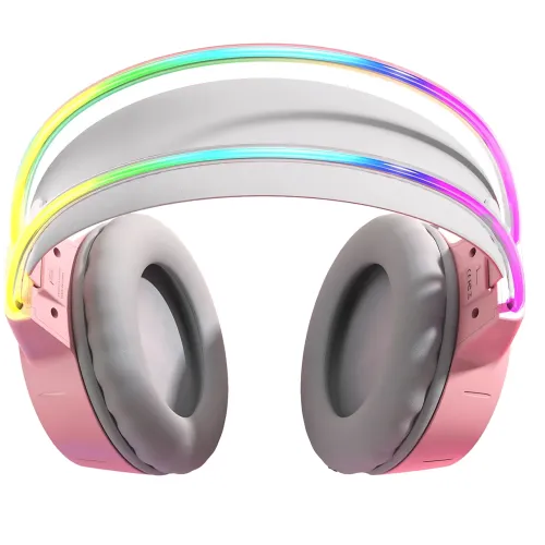 Навушники Bluetooth Hello Kitty PG-706H з RGB підсвічуванням, мікрофоном, підтримкою карт пам'яті - фото 4