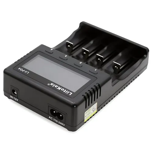 Інтелектуальний зарядний пристрій LiitoKala Lii-PD4 на 4 слоти з LCD-дисплеєм, універсальна сумісність - фото 4