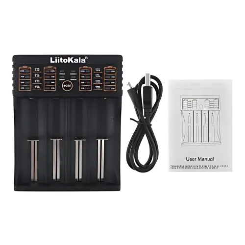 Зарядний пристрій LiitoKala Lii-402 для 4-х 18650 з функцією Power Bank, 4 канали, швидке заряджання 2 А - фото 10