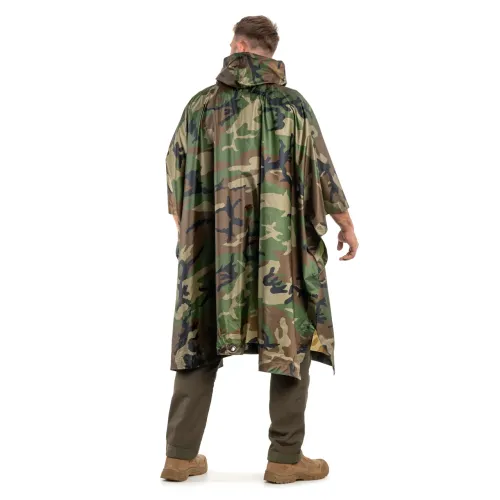 Дощовик Raincoat AND-1, накидка від дощу 3 в 1: плащ намету пончо, 200 х 150 см, камуфляж - фото 17
