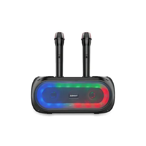 Портативная акустическая Bluetooth колонка ZQS4247 с радиомикрофонами и TWS - фото 6