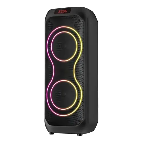 Портативная колонка SING-E ZQS8255 с караоке, Bluetooth, 40 Вт, 12'' динамик, RGB-подсветка, FM-радио - фото 3
