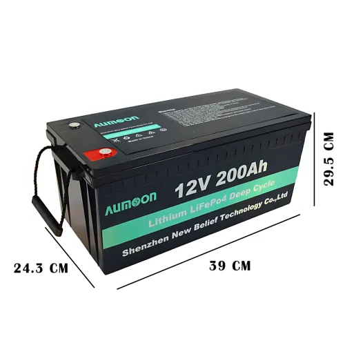 Аккумуляторная батарея AUMOON LiFePO4 12.8В 200Ач 2.56кВт с Bluetooth и BMS для ИБП и солнечных систем - фото 10