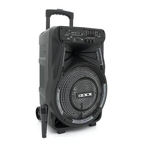 Портативна музична колонка ZXX-7373, динамік 12 400 Вт, USB/SD/FM/BT/MIC/ДК, 53х35х28см - фото 3