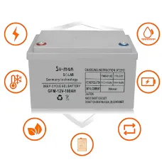Акумулятор гелевий SU-MAK GEL Battery 100 Ah 12 V, офіційний тяговий акб, для solar панелей GFM100