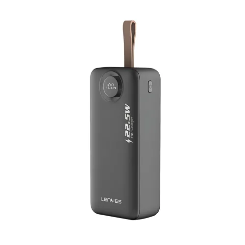 Power bank LENYES PX387D 30000mAh 22.5W з LED-дисплеєм, підтримкою швидкого заряджання - фото 3
