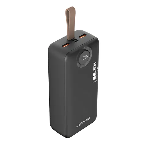 Power bank LENYES PX387D 30000mAh 22.5W з LED-дисплеєм, підтримкою швидкого заряджання - фото 4