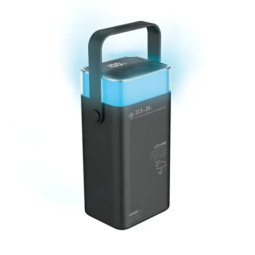 Power Bank LENYES PX492D 40000mAh, 22.5W, 4 порти USB-A і Type-C - фото 2