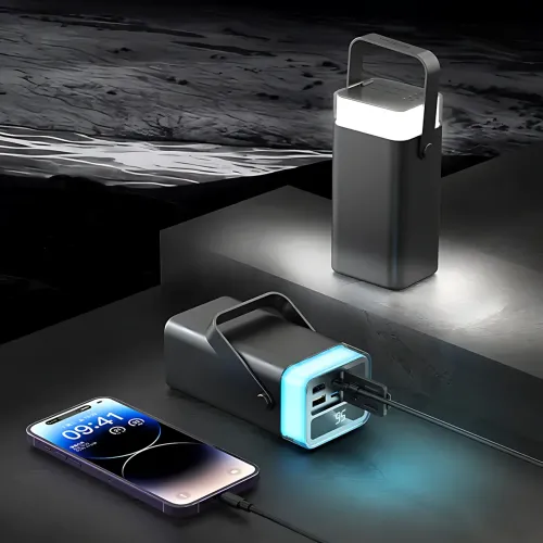 Power Bank LENYES PX492D 40000mAh, 22.5W, 4 порти USB-A і Type-C - фото 6
