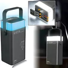 Power Bank LENYES PX492D 40000mAh, 22.5W, 4 порти USB-A і Type-C