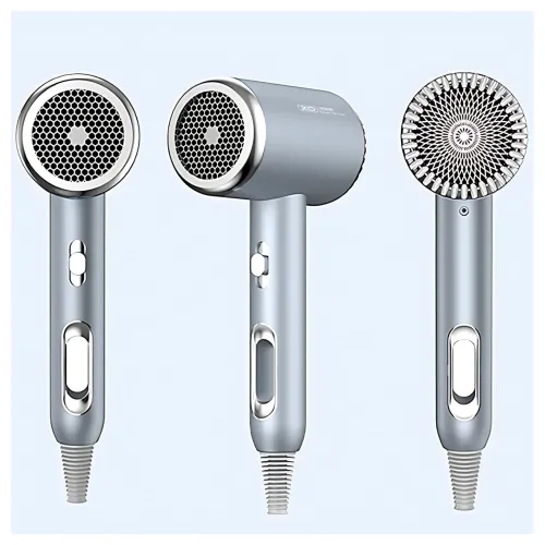 Фен XO CF2 1600W з іонізацією, 3 режимами нагрівання, синім світлом, захистом від перегрівання, довгий шнур 1,6 м - фото 4