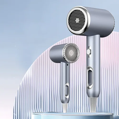 Фен XO CF2 1600W з іонізацією, 3 режимами нагрівання, синім світлом, захистом від перегрівання, довгий шнур 1,6 м - фото 7