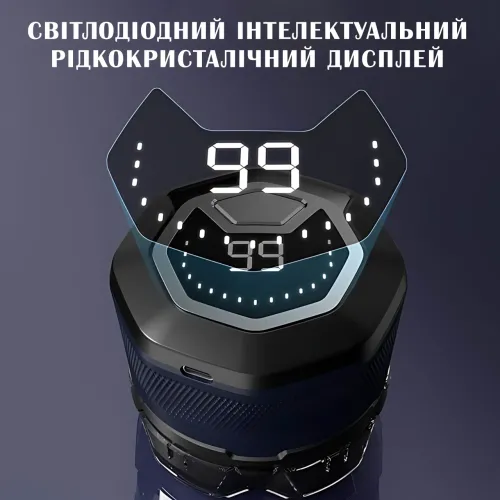 Електробритва акумуляторна Xo CF21 для сухого та вологого гоління з плавальними головками, водонепроникна - фото 4