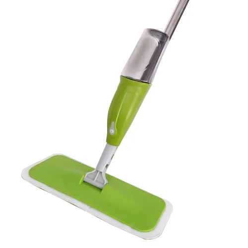Швабра Healthy Spray Mop с емкостью для воды и распылителем, разборная швабра Спрей моп, зеленый - фото 7