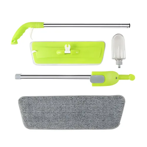 Швабра Healthy Spray Mop с емкостью для воды и распылителем, разборная швабра Спрей моп, зеленый - фото 10