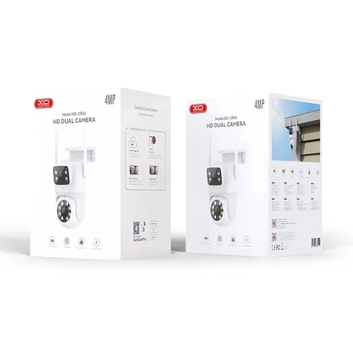 Камера XO CR06 Star 400W Pixel, дворазова Wi-Fi-камера з Full HD, нічним баченням, звуком і ІЧ-підсвіткою - фото 9