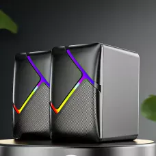 Комп'ютерні колонки JEDEL S526 2.0 USB з RGB-підсвіткою, 6 Вт