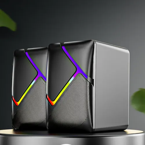 Комп'ютерні колонки JEDEL S526 2.0 USB з RGB-підсвіткою, 6 Вт