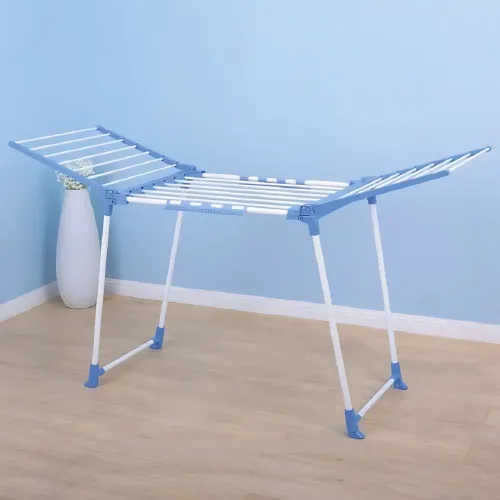 Складана сушарка для білизни Clothes dryer з тримачами для дрібних речей, 168 х 62 х 97 см, до 15 кг, - фото 9