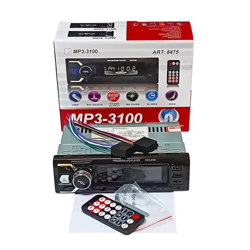 Автомагнітола RIAS 3100 1DIN — Bluetooth, 2xUSB, microSD, AUX, FM, 4x50W + Пульт ДК - фото 7