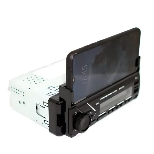 Автомагнитола MP3 7001 BT с держателем для телефона – 1DIN, Bluetooth, FM, USB, AUX, 45W x 4, RGB-подсветка - фото 5