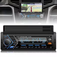 Автомагнітола MP3 7001 BT з тримачем для телефона — 1DIN, Bluetooth, FM, USB, AUX, 45W x 4, RGB-підсвітка