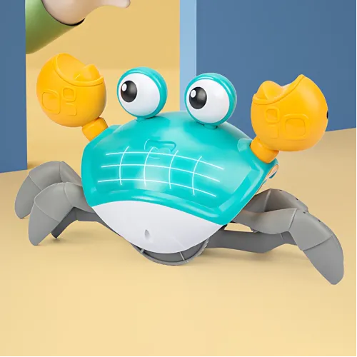 Інтерактивний краб Induction Electric Crab BLUE з музикою і сенсором перешкод - фото 3