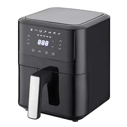 Електричний аерогриль Air Fryer Crownberg CB 5543 з решіткою, 8 програм, 1500 Вт, чаша 4 л - фото 3