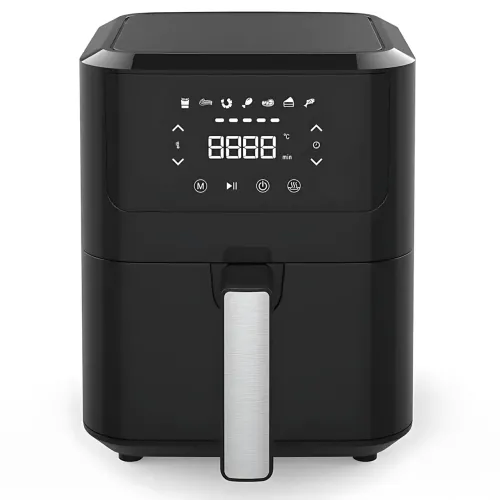 Електричний аерогриль Air Fryer Crownberg CB 5543 з решіткою, 8 програм, 1500 Вт, чаша 4 л - фото 2