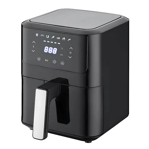 Електричний аерогриль Air Fryer Crownberg CB 5543 з решіткою, 8 програм, 1500 Вт, чаша 4 л - фото 3