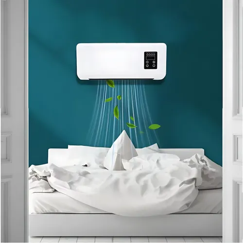 Настінний мобільний кондиціонер Wall Air Cooler 800W — зима-літо, пульт ДК, 3 режими - фото 9
