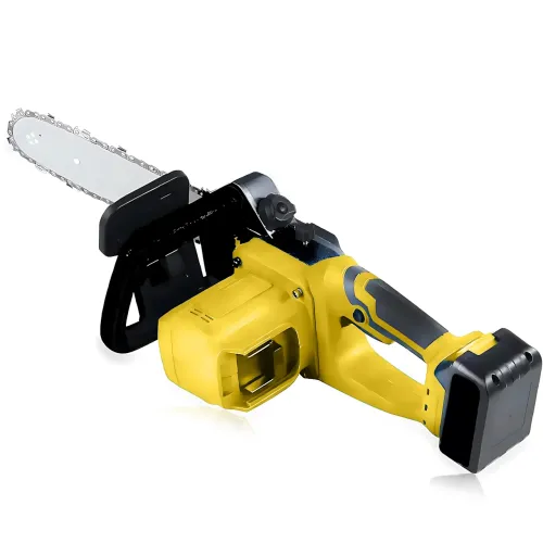 Акумуляторна ланцюгова пила 16 Electric SAW — 2 акумулятори, 2 зарядні, жовтий - фото 2