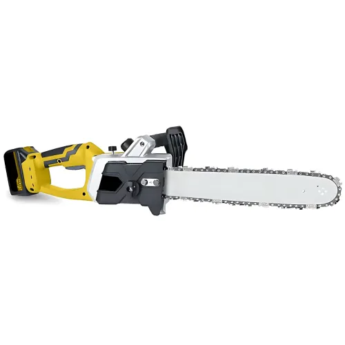 Акумуляторна ланцюгова пила 16 Electric SAW — 2 акумулятори, 2 зарядні, жовтий - фото 3