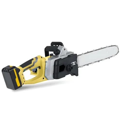 Акумуляторна ланцюгова пила 16 Electric SAW — 2 акумулятори, 2 зарядні, жовтий - фото 4