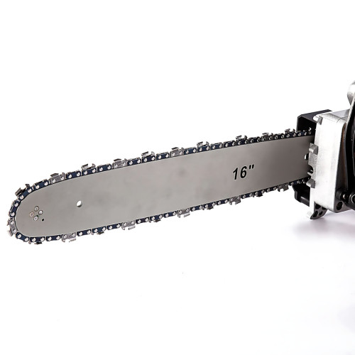 Аккумуляторная цепная пила 16 Electric SAW – 2 аккумулятора, 2 зарядных, желтый - фото 8