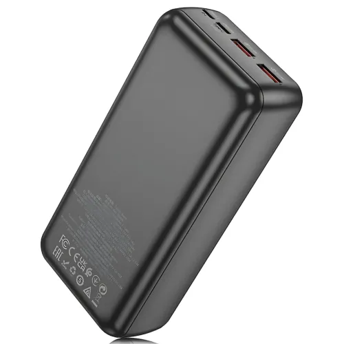 Зовнішній акумулятор BOROFONE BJ38B 30000mAh — 22.5W QC + 20 W PD, 3 виходи, LED-індикатор - фото 3