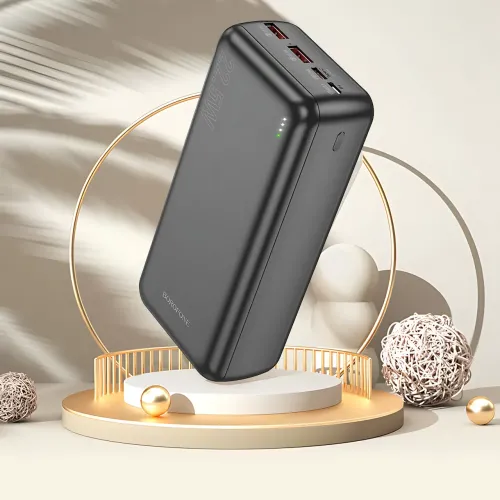Зовнішній акумулятор BOROFONE BJ38B 30000mAh — 22.5W QC + 20 W PD, 3 виходи, LED-індикатор