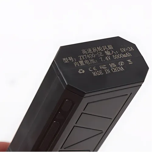 Аккумуляторный турбо-вентилятор Mini Jet Fan ZY7400-SE-PRO – 5000 мАч, 39,5 м/с, магнитная насадка, USB - фото 6
