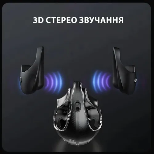 Бездротові навушники MDR OWS T2 BT з вушним кріпленням, Bluetooth 5.3, активним шумозаглушенням і Type-C - фото 6
