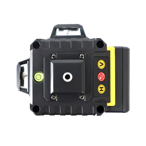 Лазерный уровень Laser Level 4D/16 линий, 2 АКБ, Аккумуляторный нивелир самовыравнивающийся, YELLOW - фото 4